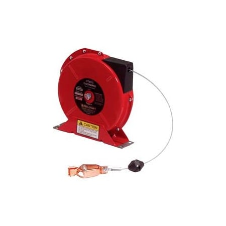 Reelcraft Reelcraft G 3050 Static Discharge/Grounding Reel, 50ft, w/100A Grounding Clamp on end G 3050